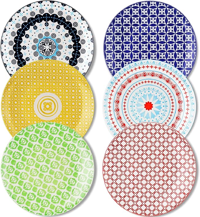 DeeCoo Large Dinner Plates Set, Premium Porcelain